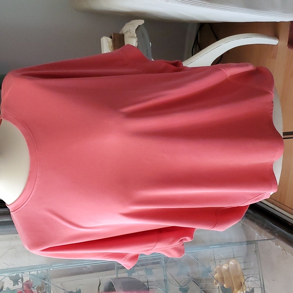 Chico's short sleeve top/salmon color.